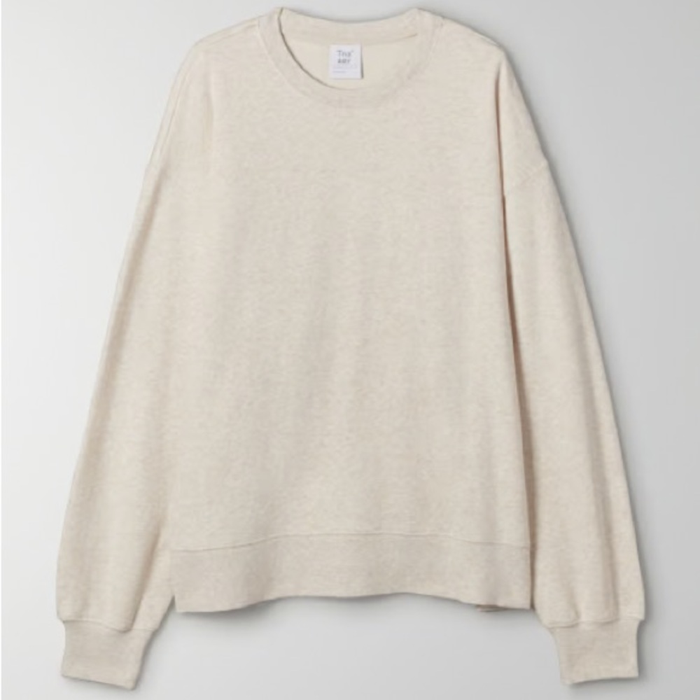 Airy Fleece Boyfriend Crew Sweatshirt